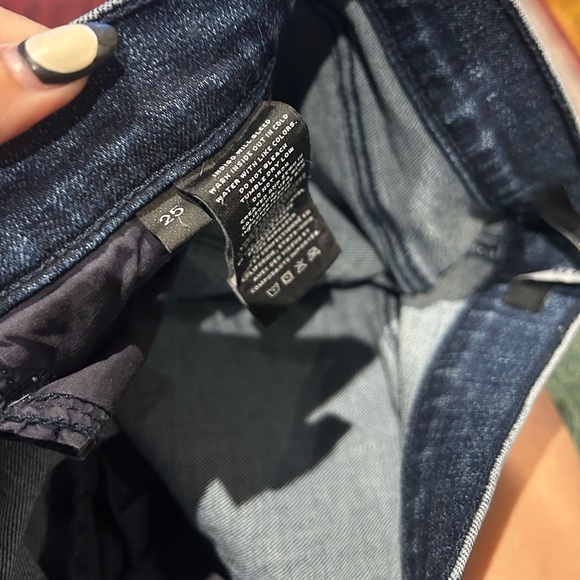 Distressed JBrand Capri Blue Jeans - Picture 5 of 11